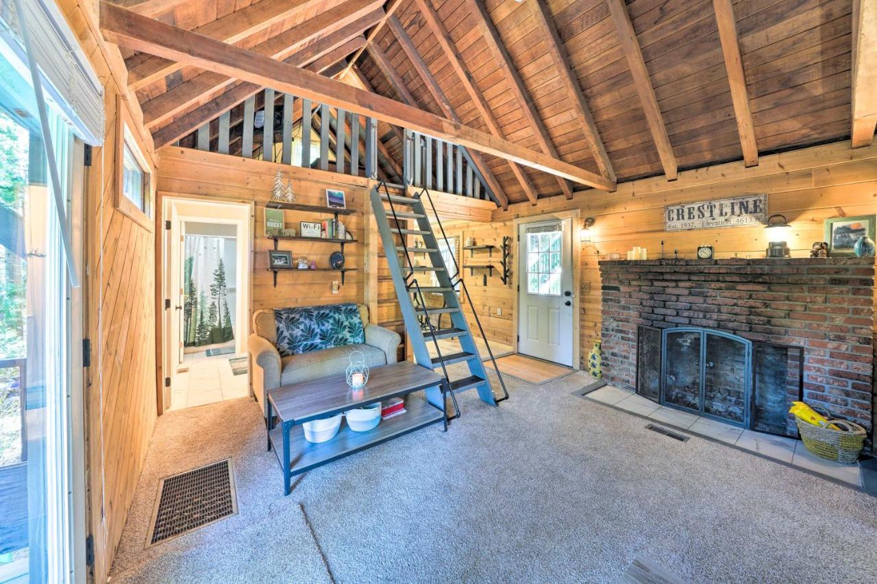 Вилла Crestline Cabin About 1 Mi To Lake, Town, Trails! Экстерьер фото